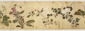 One Hundred Flowers, early 17th century (painted silk)