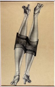 Kolaj “”İki Güzel Bacak”” - Jindrich Styrsky (1899-1942) (48 of 35)