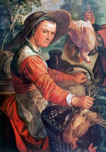 Pazarda, detay, c1550-1537 by Joachim Beuckelaer