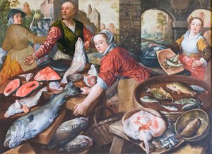 Pazar meydanı, Joachim Beuckelaer (tuval üzerine yağlıboya) by Joachim Beuckelaer