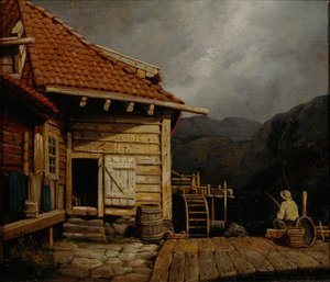 Mill by Svartediket (tuval üzerine yağlı boya)