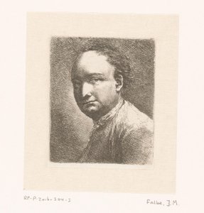Ressam Johann Harper'ın portresi by Joachim Martin Falbe