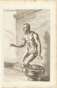 Richard Collin tarafından oyulmuş Seneca, by Joachim von (after) Sandrart