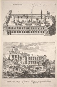 Joachim von Sandrart'ın "Des Alten und Neuen Roms Grosser Schau-Platz" adlı eserinden illüstrasyon by Joachim von Sandrart