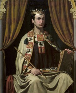 Le roi de Castille Alphonse X le sage (Alfonso X el Sabio) (1221-1284) - Alfonso X