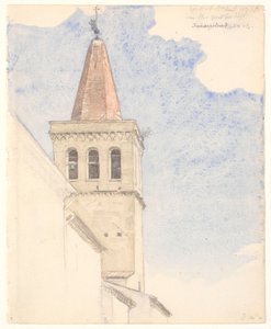 Sansepolcro'daki saat kulesi by Joakim Frederik Skovgaard