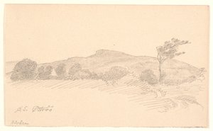 Höråsen sırtı manzaralı manzara. Öströö by Joakim Frederik Skovgaard