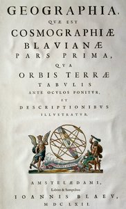 Atlas Maior, sive cosmografphiae Blaviana, atlas, Joan Blaeu (1596-1673) by Joan Blaeu