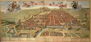 Torino Haritası, Joan Blaeu tarafından Theatrum Sabaudiae