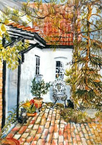 Carolines Cottage - Eski Postane, (guaj) by Joan Thewsey