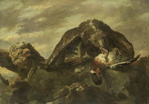 Uçurumlardaki Kartallar by Joannes Fijt (copy after)