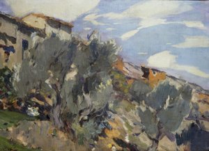 Köy, portakal bahçesi by Joaquim Mir i Trinxet