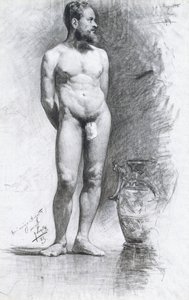 Akademik Erkek Çıplak, Grecian Urn, 1883