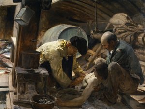 Ve Hala Balığın Pahalı Olduğunu Söylüyorlar by Joaquín Sorolla