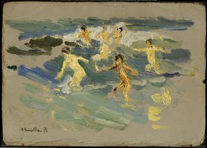 Valencia Sahili, 1904 dolayları by Joaquín Sorolla