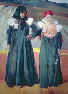 Anso Vadisi'nden geleneksel elbise by Joaquin Sorolla y Bastida