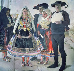 Tipik Lagarterlılar by Joaquin Sorolla y Bastida