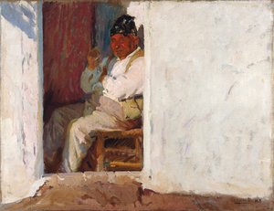 Pancha Amca; El Tio Pancha, 1907 by Joaquín Sorolla
