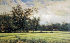 Karabuğday çiçek açar. Joaquim Vayreda i Vila