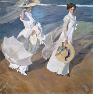 Deniz Kıyısında Gezinmek by Joaquín Sorolla