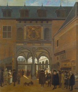 Amsterdam Menkul Kıymetler Borsası, 1675-80 civarı (tuval üzerine yağlıboya)