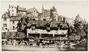 Les Lavoirs, Vannes (gravür ve kuru nokta)