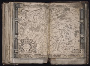 Polonya Yeni Polonya tasviri Haritası, c. 1629-1630