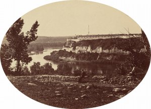 Fort Snelling, c. 1865. by Joel E Whitney