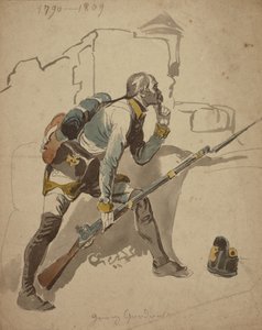 Hattın Özel Piyade (muhtemelen 27. Alay, Hesse Cassell), 1790-1809 (suluboya)