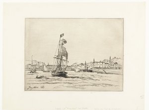 De Haven van Honfleur by Johan Barthold Jongkind