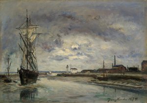 Honfleur Limanı by Johan Barthold Jongkind
