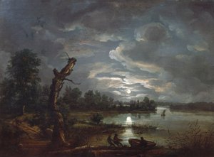 Esrum denizi, c.1814 by Johan Christian Dahl