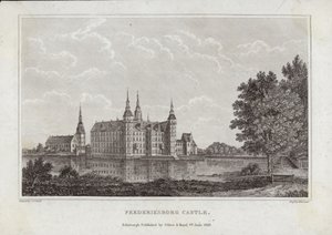 Frederiksborg Sarayı by Johan Christian Dahl