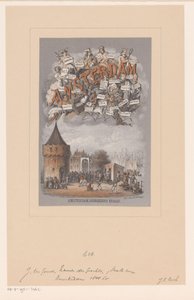 Kapak için: Amsterdam. Bu şehrin kanalları, adaları, meydanları, sokakları, sokakları, köprüleri, kilitleri ve kulelerinin adlarının kökeni ve kökeni by Johan Coenraad Leich