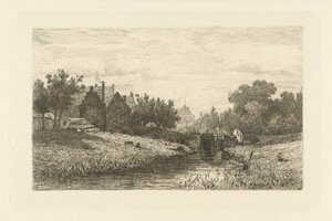 Bir kilidin görünümü by Johan Conrad Greive