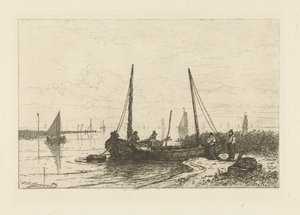 Spakenburg yakınlarındaki Zuiderzee