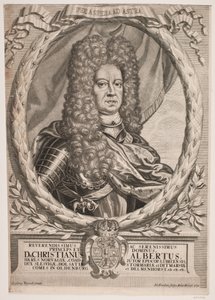 Gottorp Dükü Christian Albrecht by Johan Friedlein
