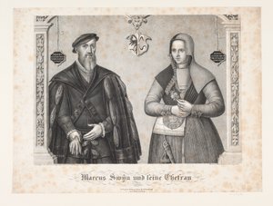 Marcus Domuz ve Karısı by Johan Friedrich Fritz