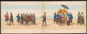 Delft Öğrencilerinin Maskeli Balosu, 1857 (plaka 5) Delft öğrenci birliğinin üyeleri tarafından 5 Mayıs 1857