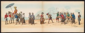 Delft Öğrencilerinin Maskeli Balosu, 1857 (levha 6) Delft öğrenci birliğinin üyeleri tarafından 5 Mayıs 1857