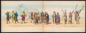 Delft Öğrencilerinin Maskeli Balosu, 1857 (levha 7) Delft öğrenci birliğinin üyeleri tarafından 5 Mayıs 1857