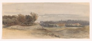 Panoramik Manzara by Johan Hendrik Weissenbruch (signed by artist)