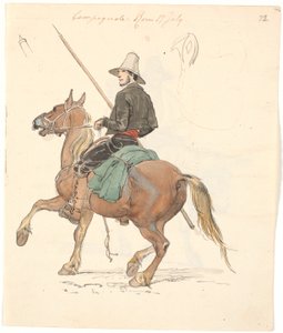 at sırtında Campagnole by Johan Thomas Lundbye