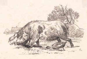 domuz ve diğer by Johan Thomas Lundbye