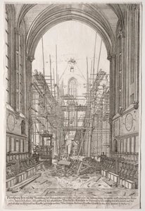 L'Art Ancien Zürih: Barfüsser-Kirke Fransisken Kilisesi'nden Görünüm by Johan Ulrich Krauss