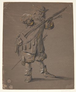 tüfekli asker by Johan le Ducq