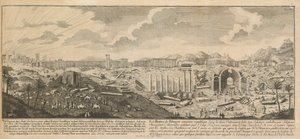 Palmyra, Suriye antik kenti kalıntıları by Johann Adam Delsenbach