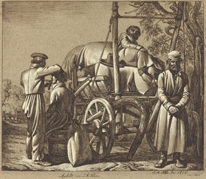 Berberli Rus Askerleri by Johann Adam Klein