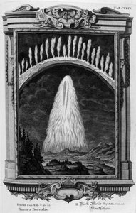 Aurora Borealis (gravür) by Johann Andreas Pfeffel