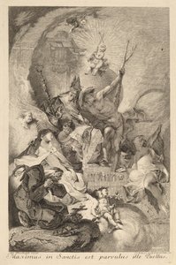 Dört Aziz by Johann Beheim after Franz Anton Maulbertsch